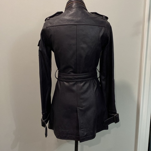 TWO Percent Purple Leather Moto coat - Picture 7 of 16